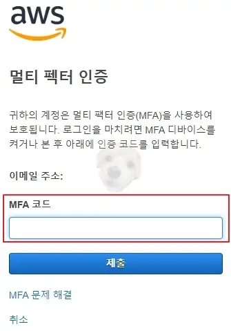 멀티 팩터 이증 사진