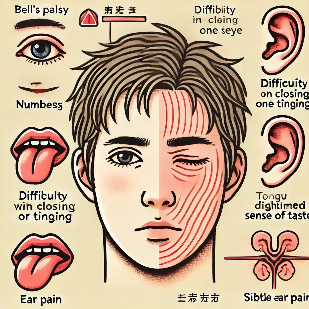 구안와사 증상