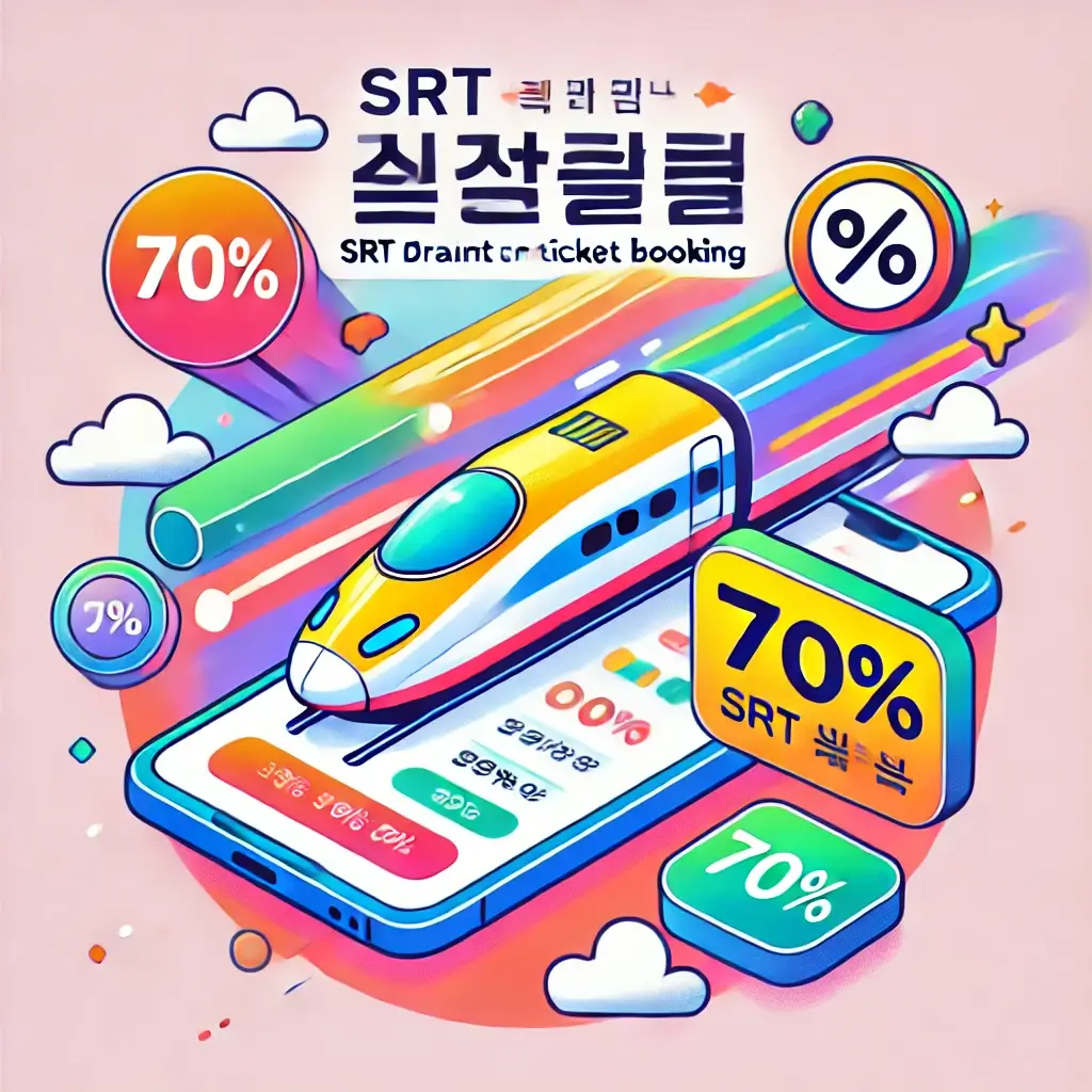 SRT 할인예매 꿀팁 총정리! 최대 70%까지 싸게 타는 법
