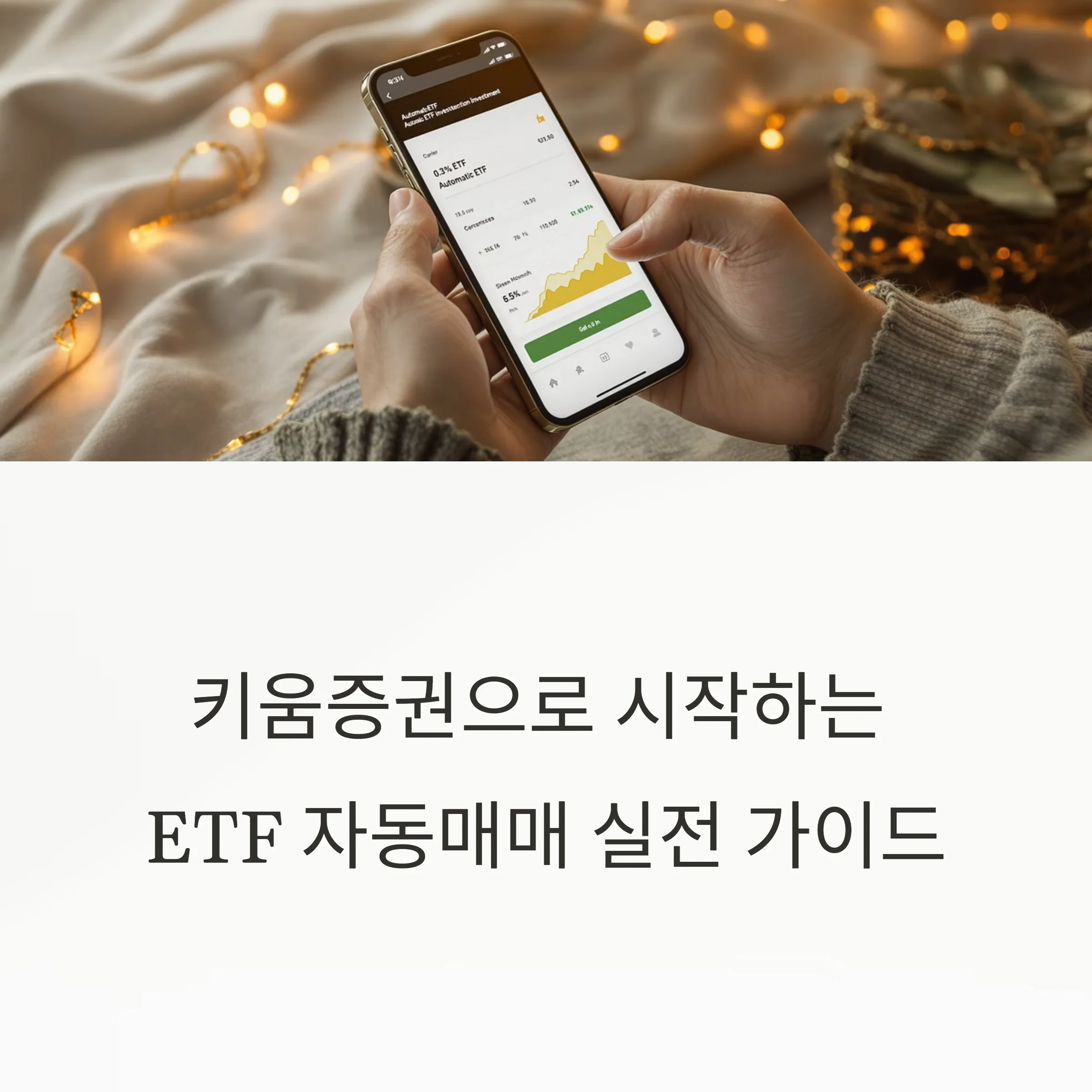 키움증권으로 시작하는 ETF 자동매매