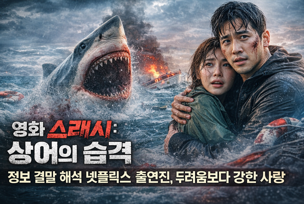 넷플릭스 스래시: 상어의 습격 출연진 결말 해석 3분 완벽 정리
