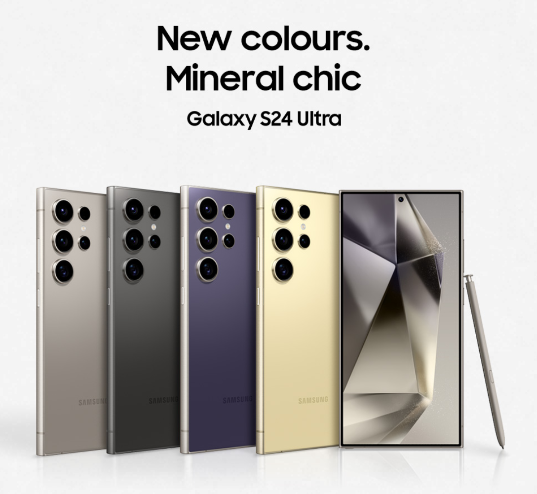 Samsung galaxy S24 colors