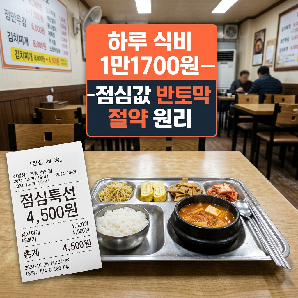 거지맵 가성비 식당 4500원 점심 식비절약