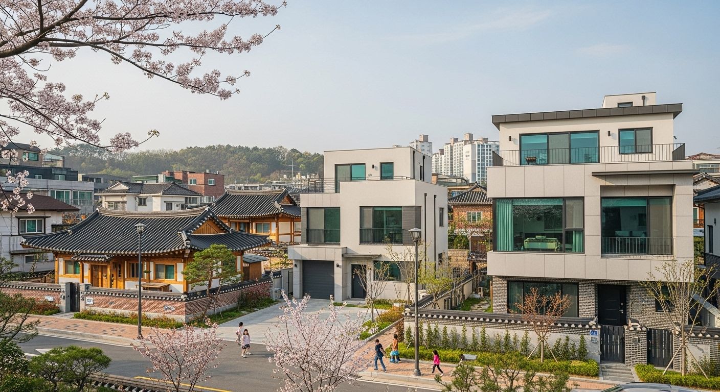 광주 전통 주택가 사진