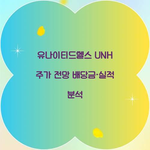 유나이티드헬스 UNH 주가 전망