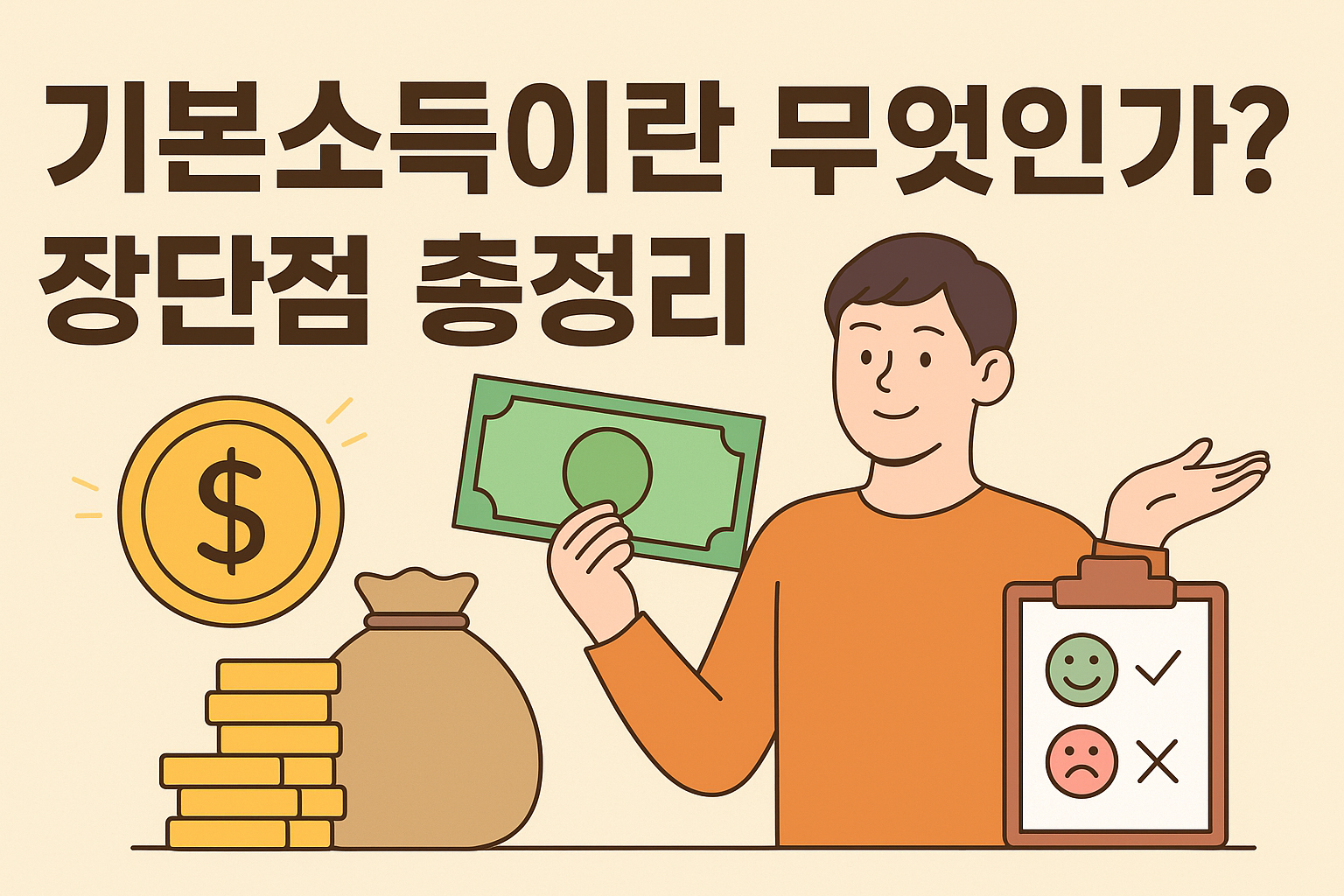 기본 소득이란, 장단점