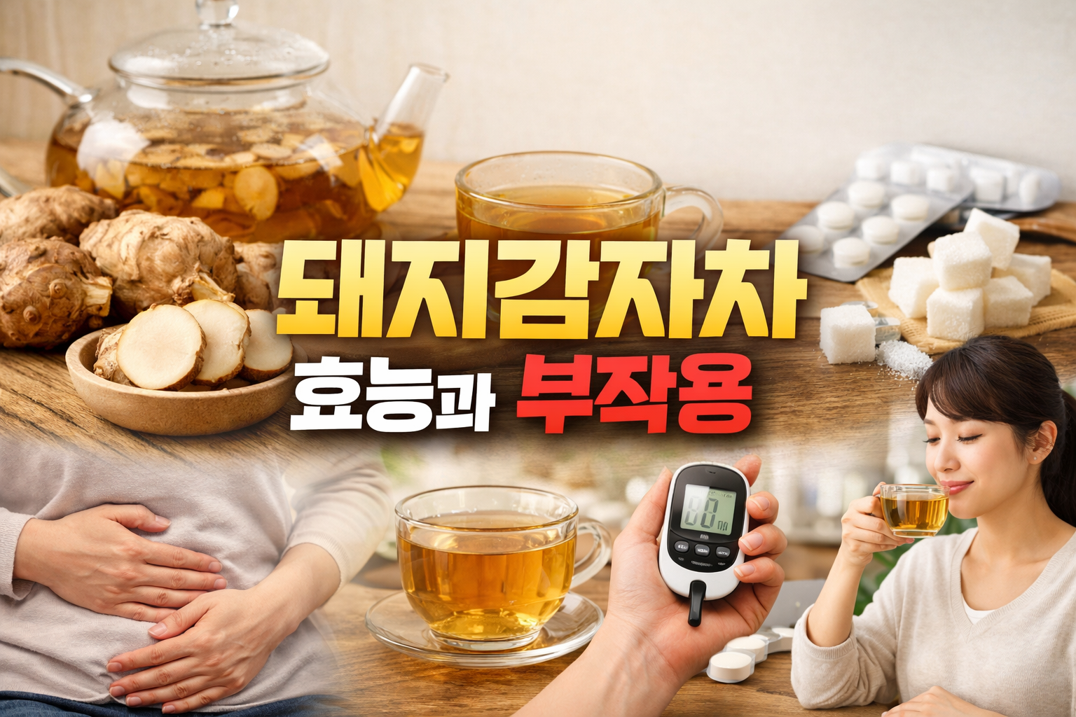 돼지감자차 효능과 부작용