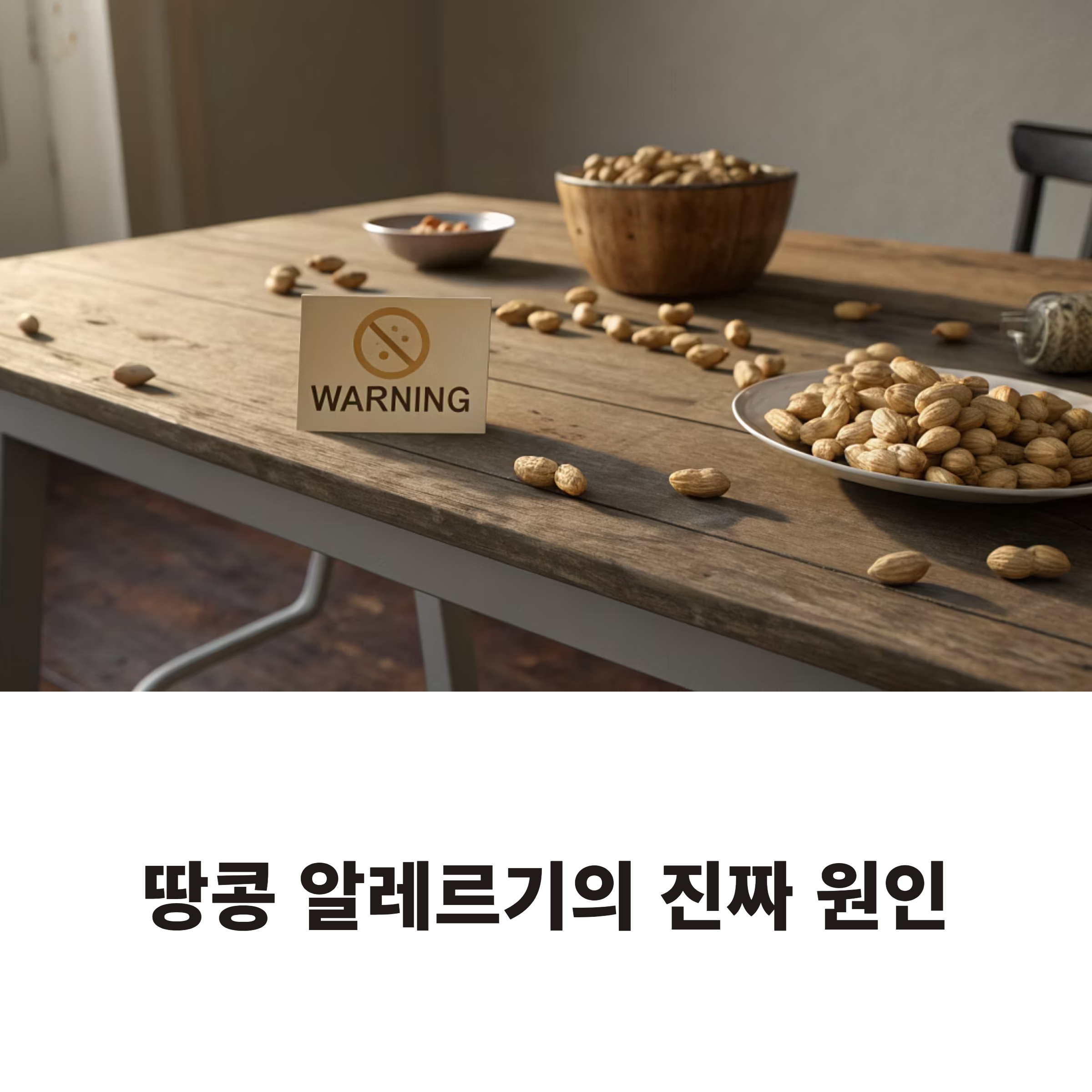 땅콩 알레르기 원인 총정리