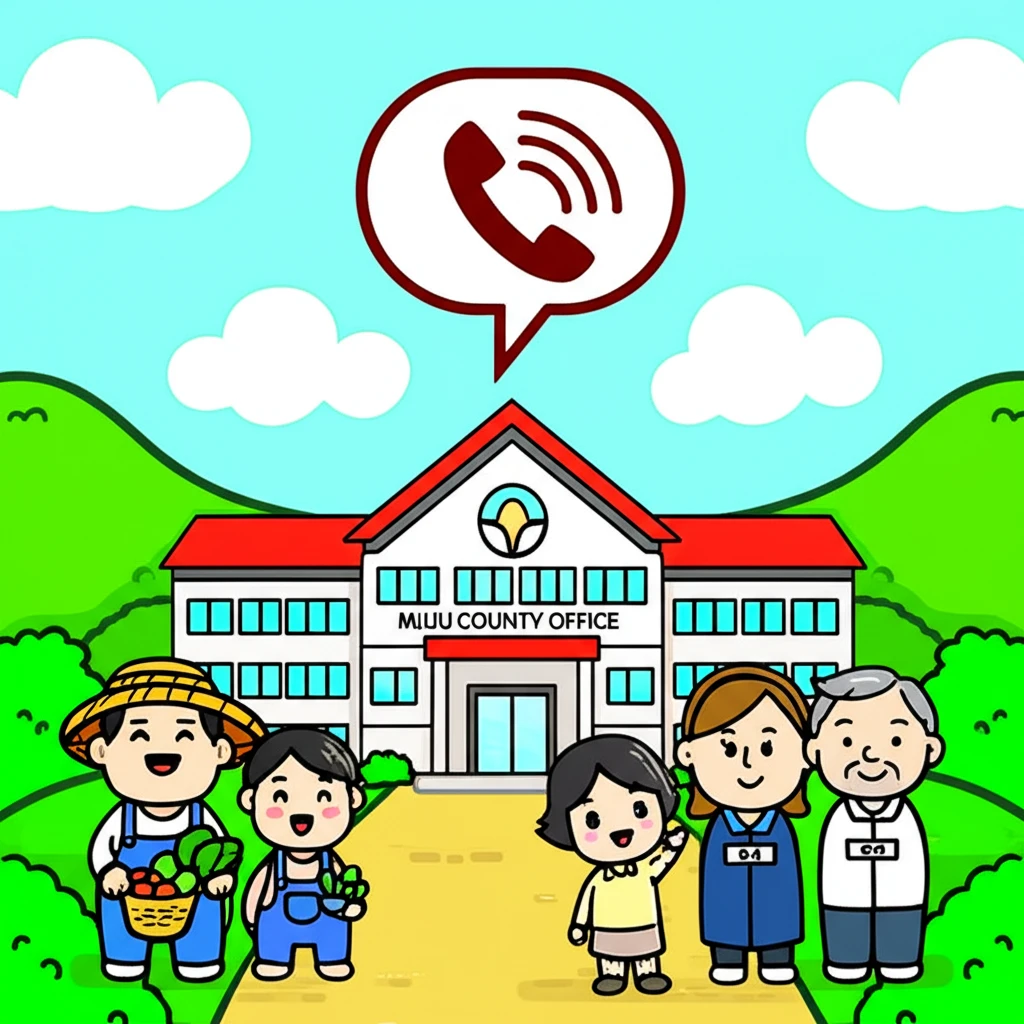 무주군청 농민수당 사회복지 급여 신청..