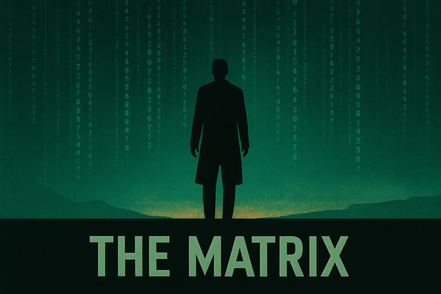 영화 매트릭스 일러스트 이미지