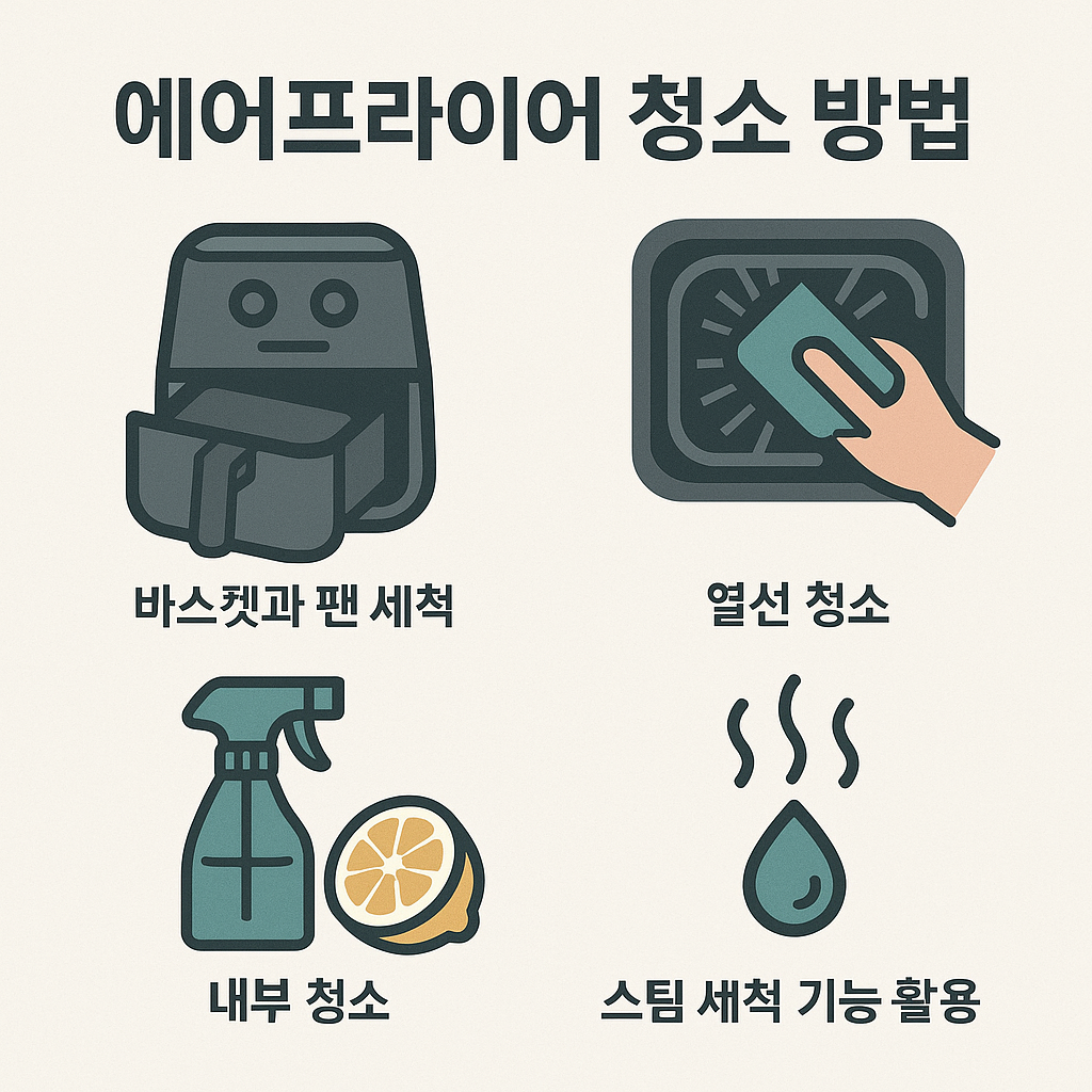 에어프라이어 청소방법