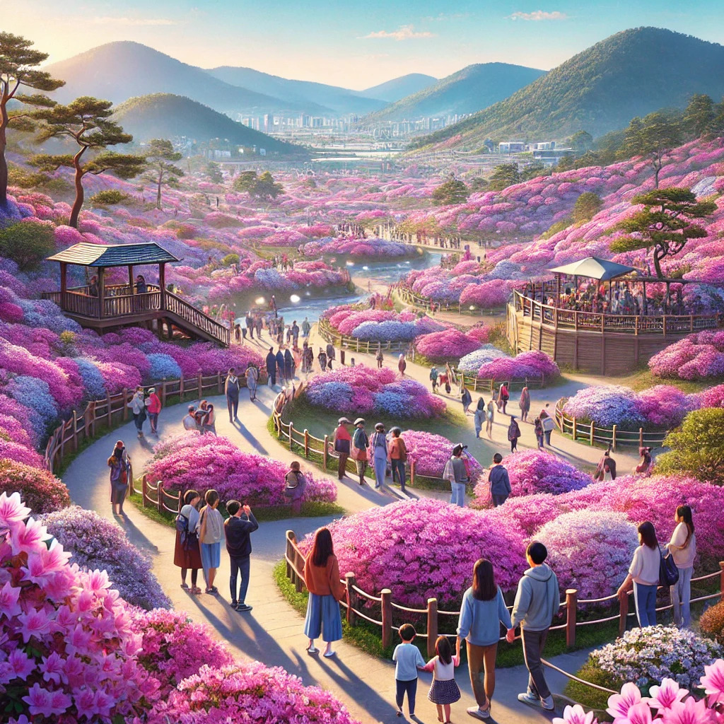 경기 봄꽃 명소 군포철쭉동산 (주차, 교통, 식당)