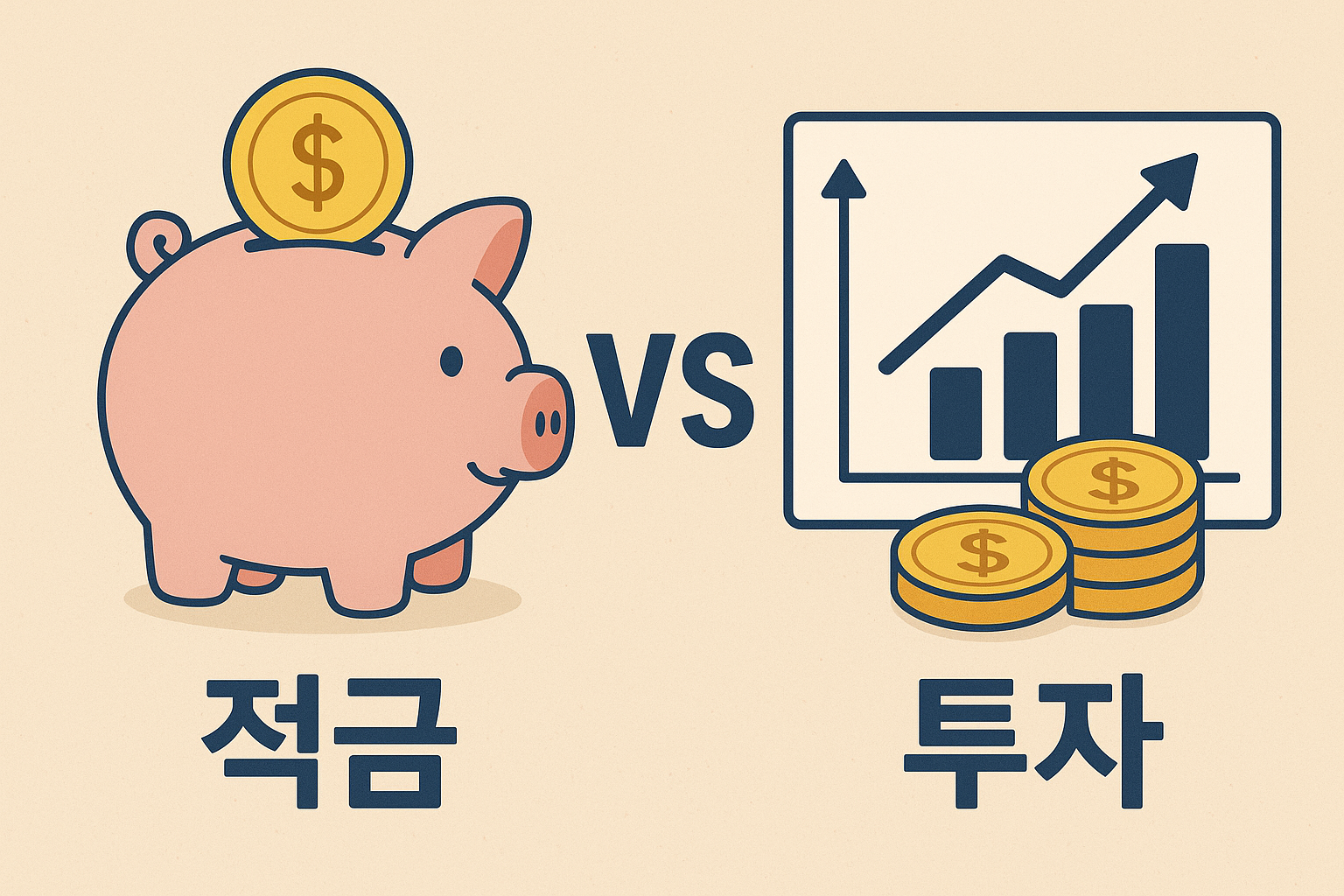 적금vs투자비교분석사진