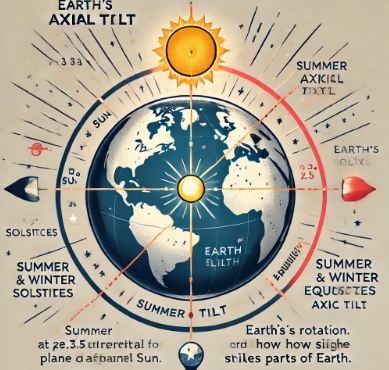 지구 기울기 이미지