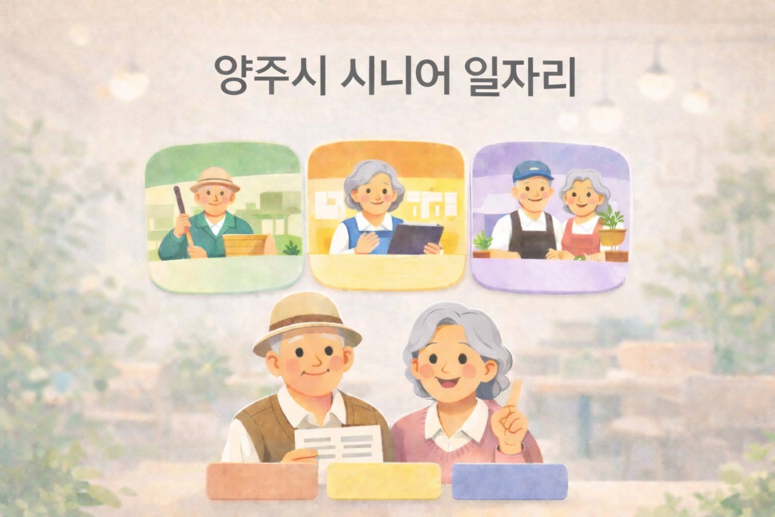 양주시 시니어 일자리