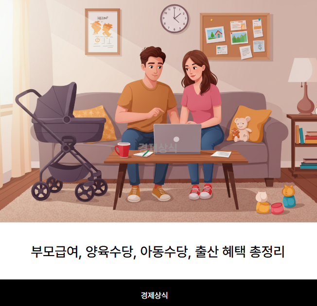 부모급여, 양육수당, 아동수당, 출산 혜택 총정리 (신청 방법 & 꿀팁)