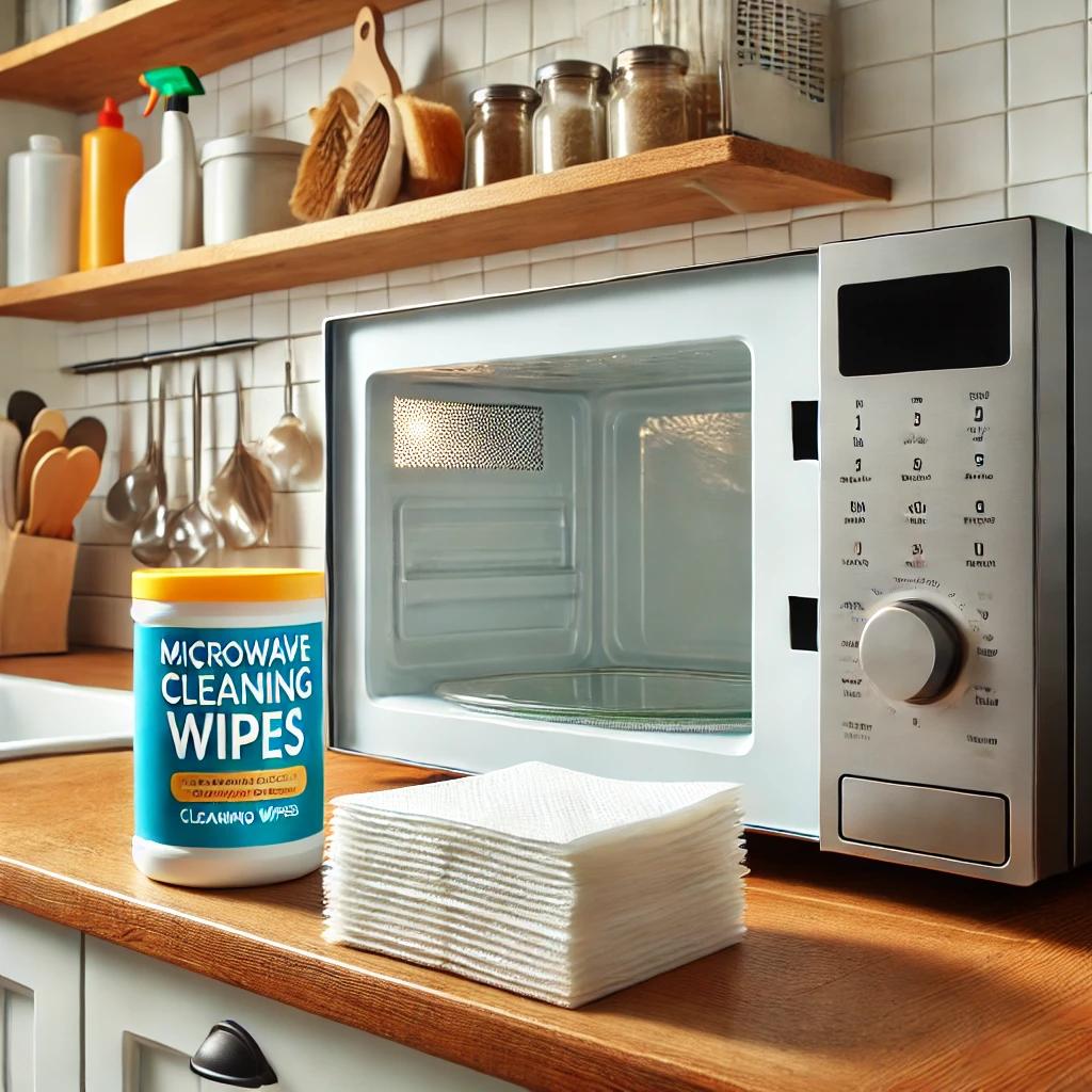 전자레인지 청소 물티슈