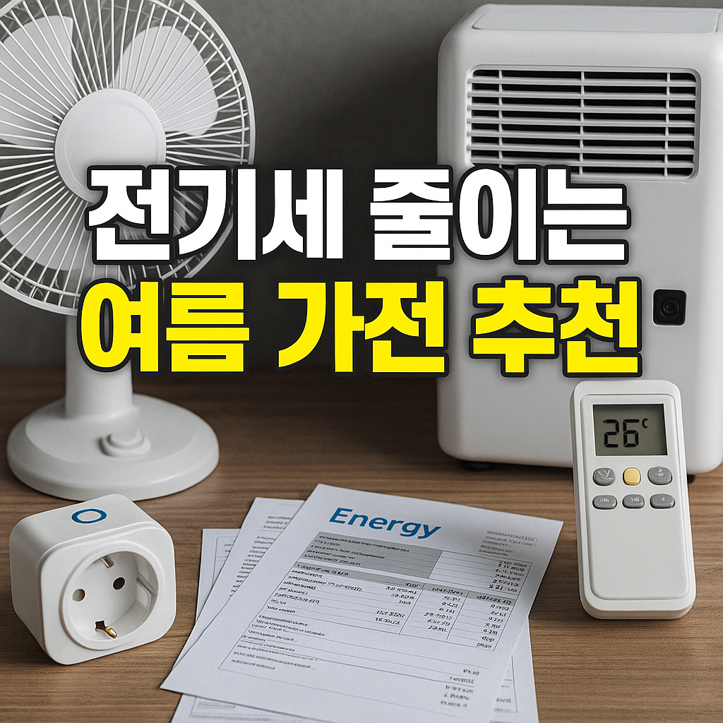 전기세 줄이는 여름 가전 추천
