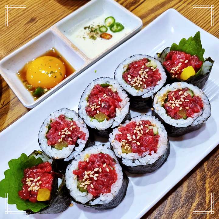 놀라운토요일 놀토 육회김밥 & 조개탕 서울 광장시장 이하늬 박소담 추천 맛집