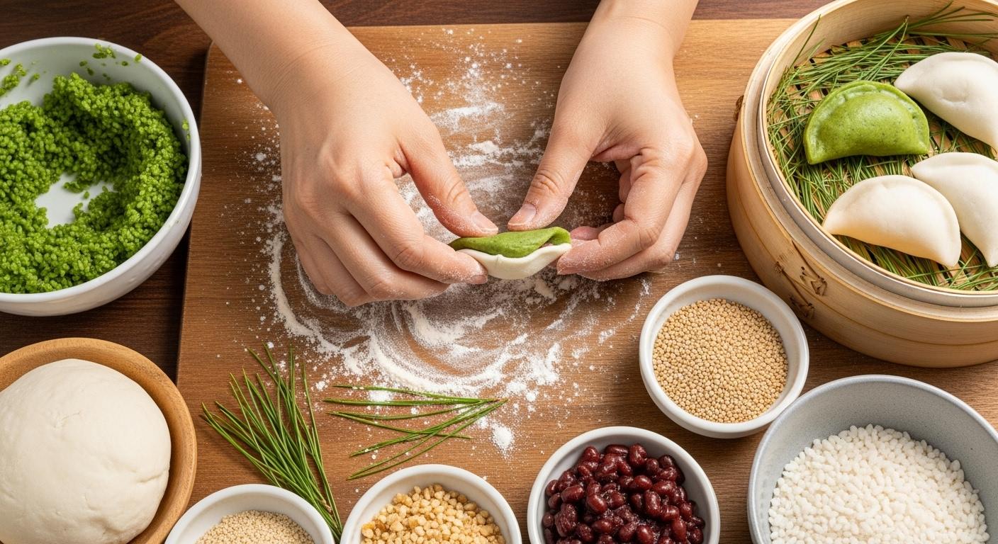 송편 찌는 방법