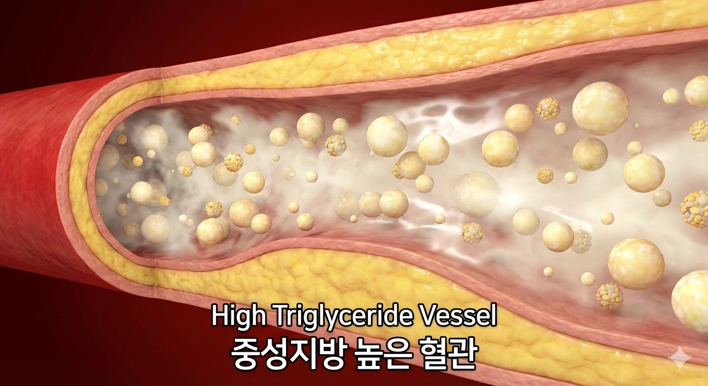중성지방 높은 혈관