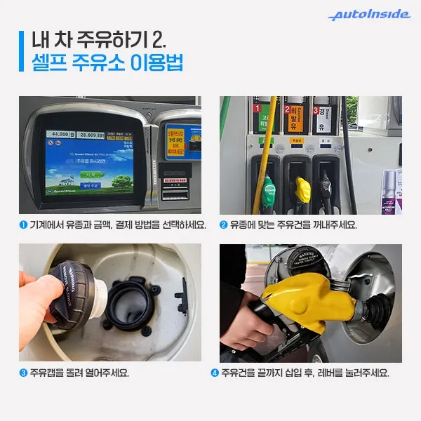 셀프 주유소 이용법 및 주유요령 정리한 초보자 필독서_4