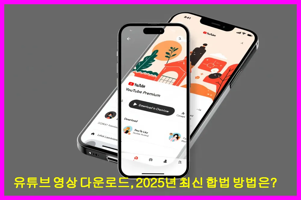 유튜브 영상 다운로드, 2025년 최신 합법 방법은?