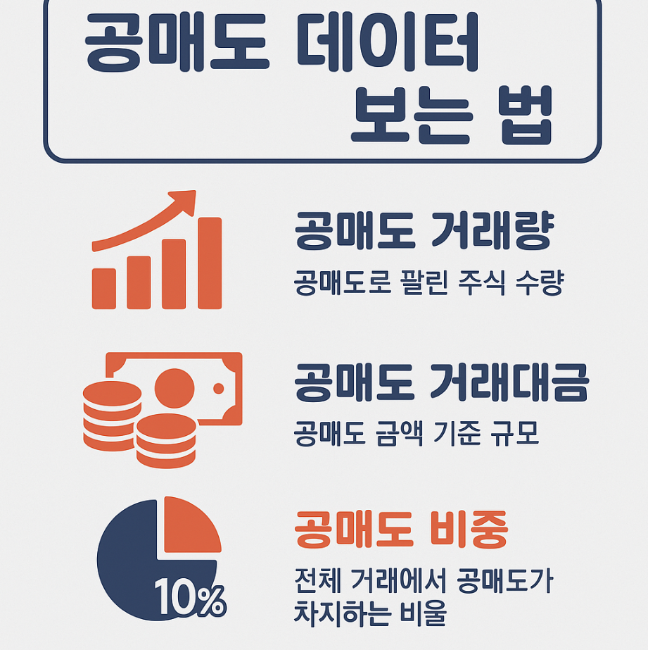 공매도 데이터 분석방법에 대한 이미지입니다.