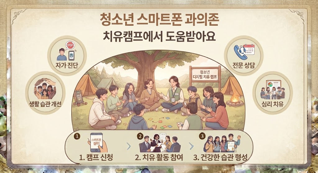 청소년 스마트폰 중독 치유캠프 안내