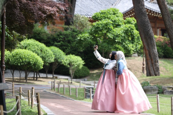 청와대 밤의 산책