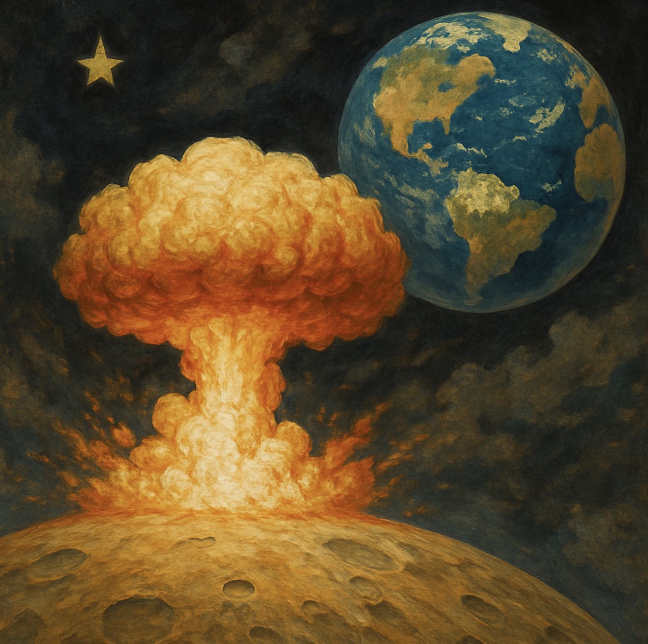 미국의 달 폭격 계획