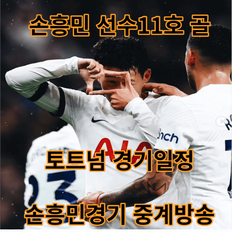 손흥민선수 11호골