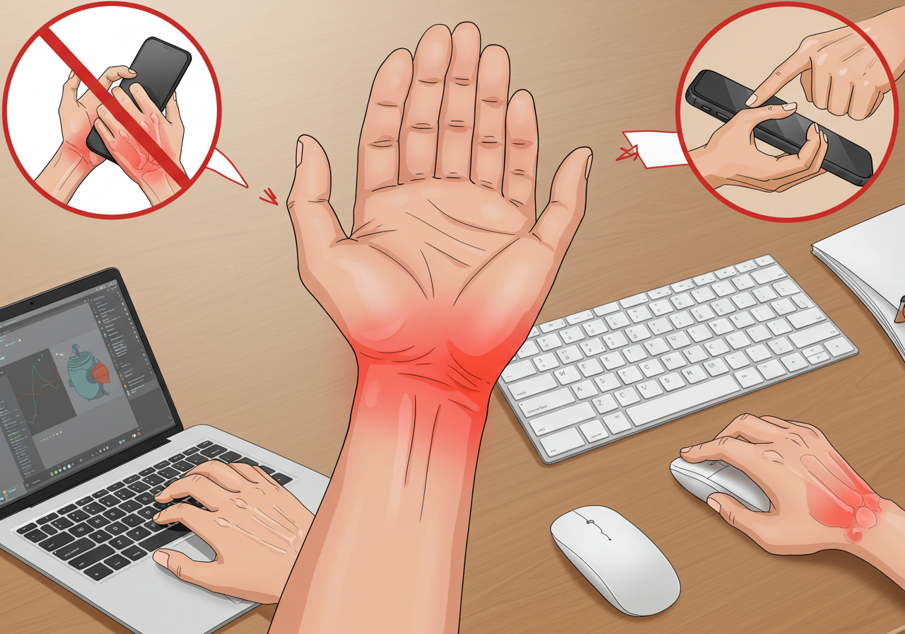 자다가 깨는 손목 저림, 혹시 손목터널증후군?