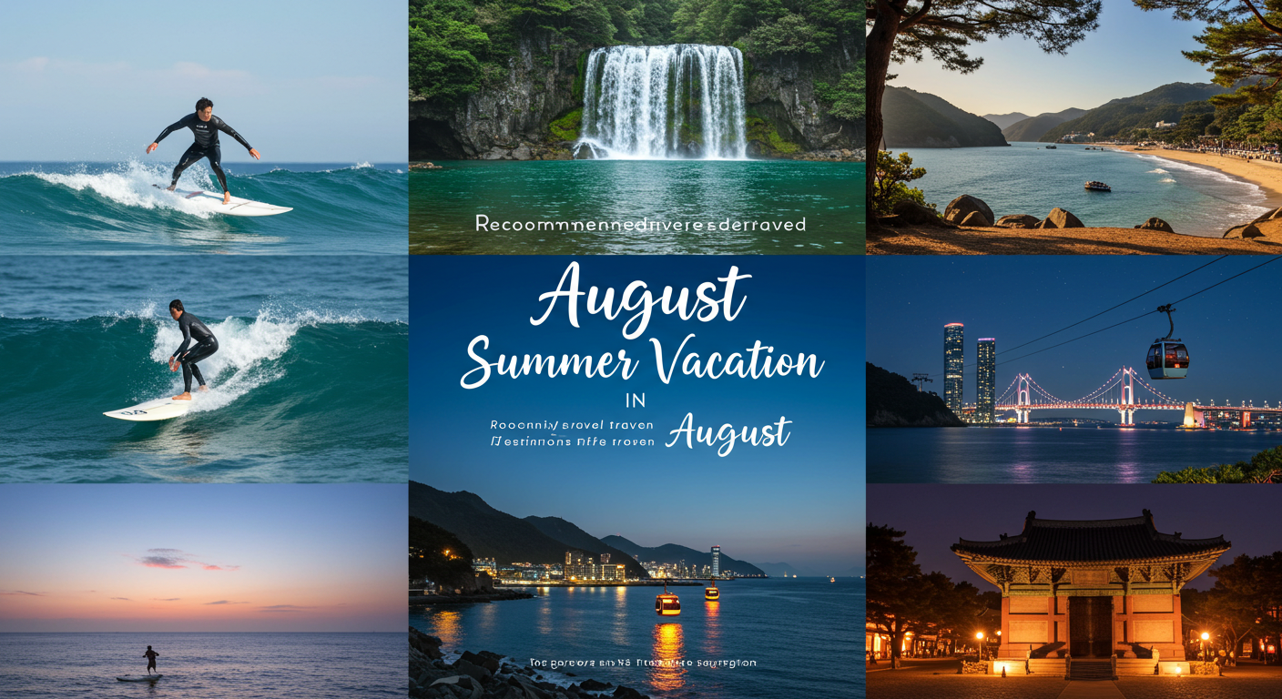 8월 여름휴가 어디 갈까?