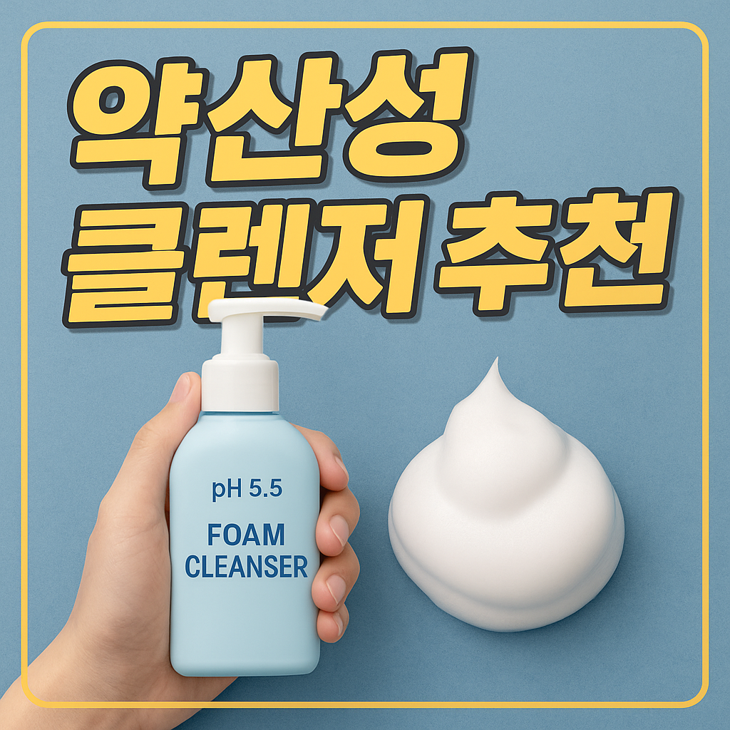 약산성 클렌저 추천