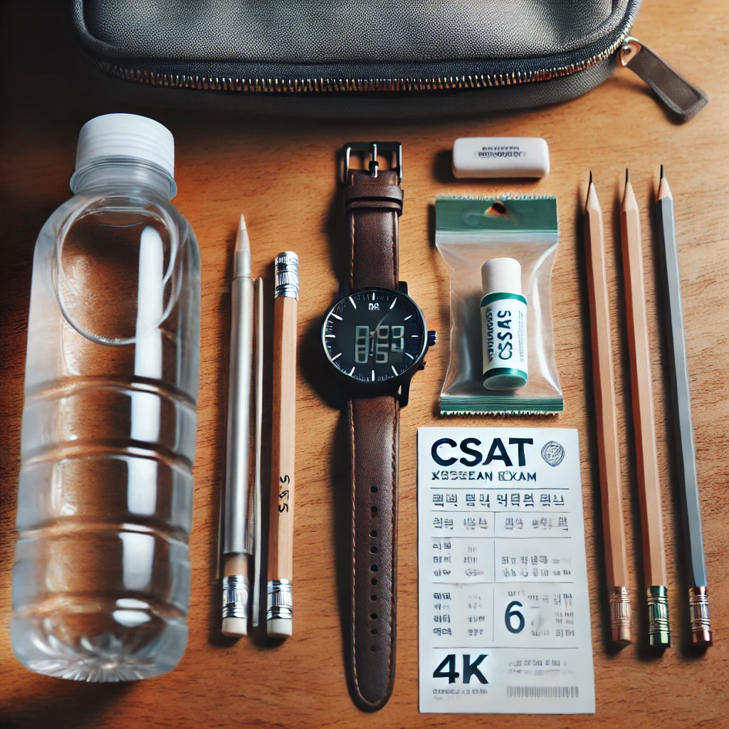 2025학년도 수능 필수 준비물과 유의사항