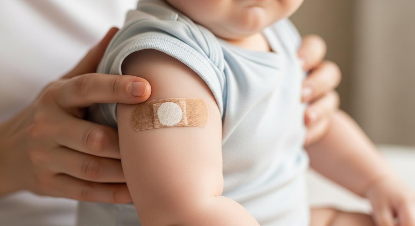 아기 예방접종 열날때