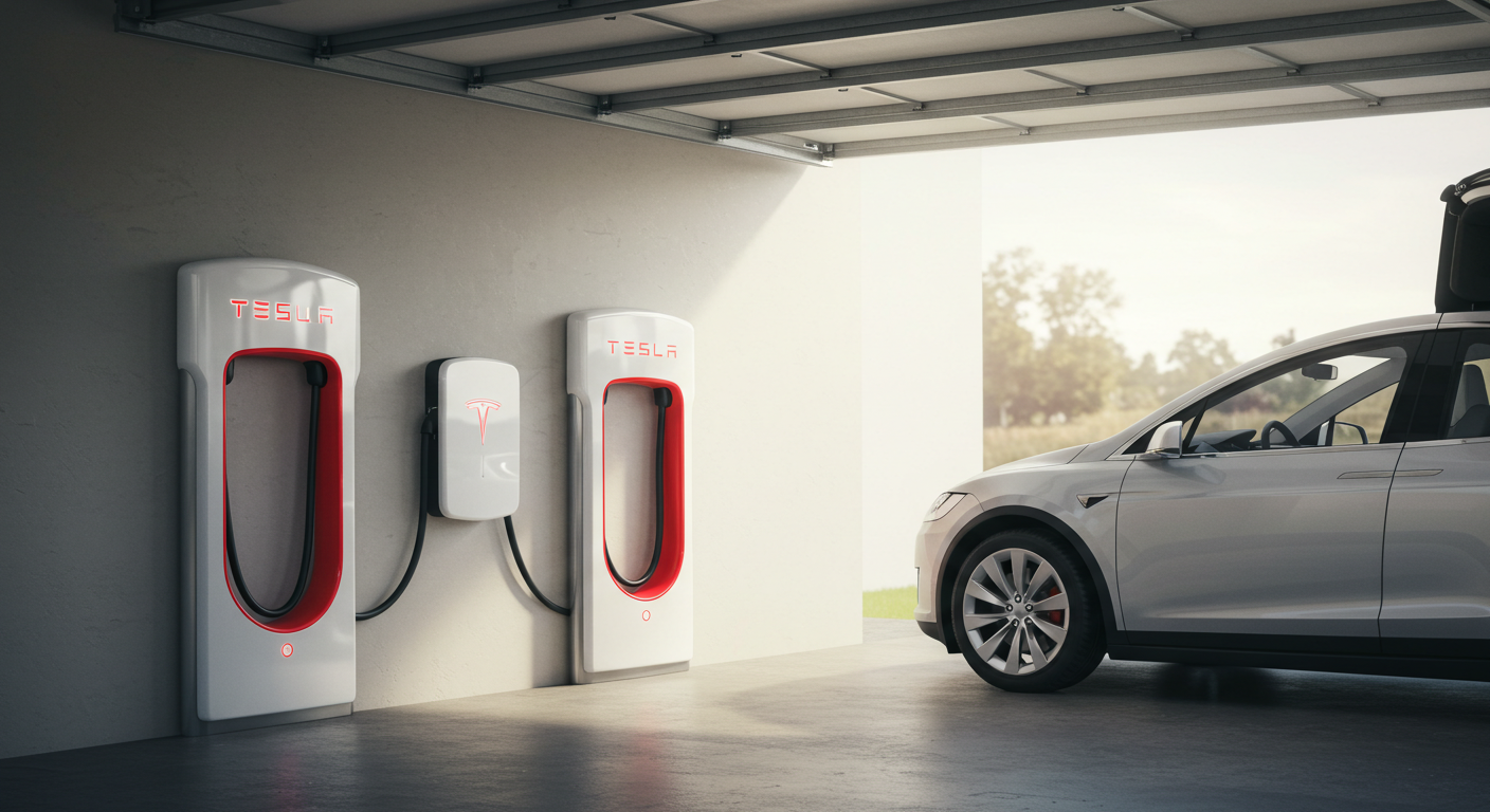 테슬라 슈퍼차저 이미지