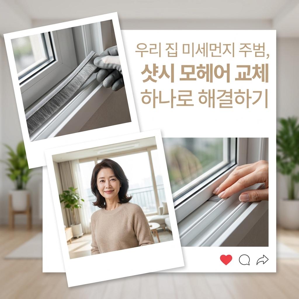샷시 모헤어 교체 비용 4060 세대 건강 지키는 합리적 견적과 규격 가이드