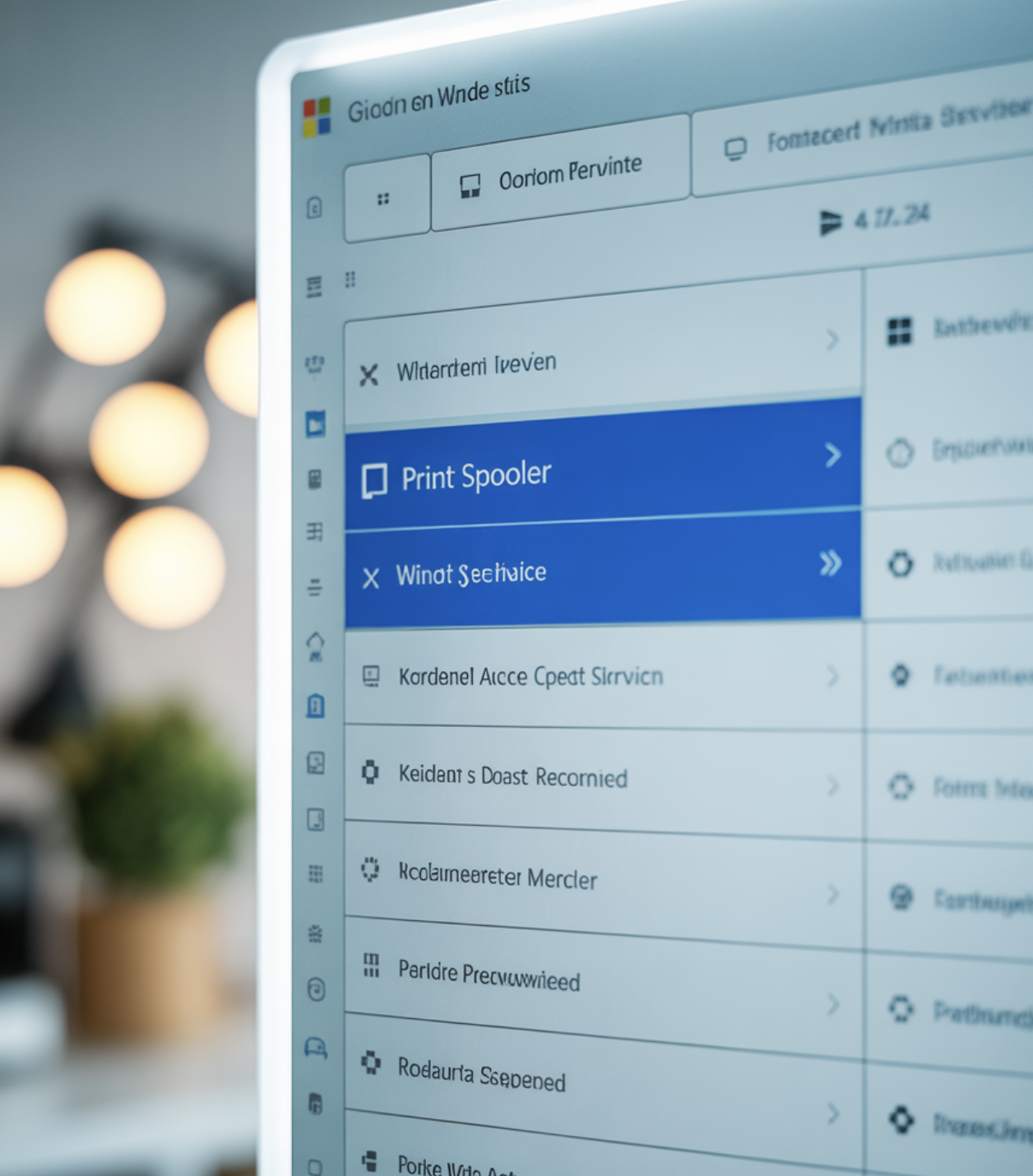4단계: 멈춰버린 인쇄 관리자&amp;#44; 스풀러 서비스 재시작