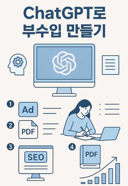 ChatGPT로 부수입 만들기 인포그래픽