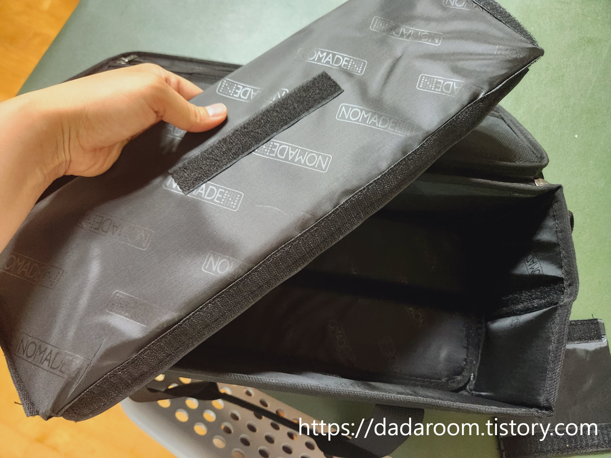 캠핑용품 정리함 수납가방 노마드 더 단조팩가방