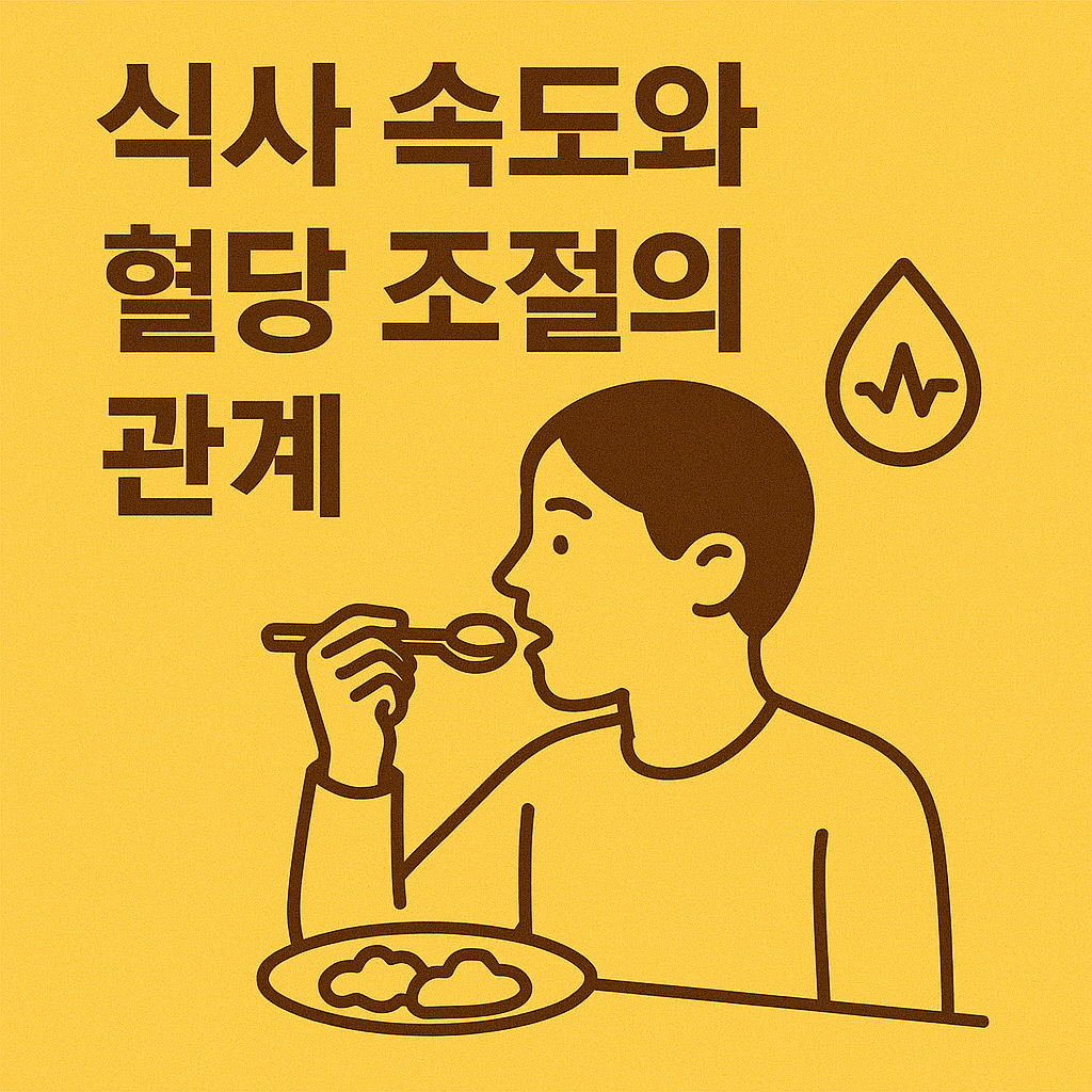 식사 속도와 혈당 조절의 관계