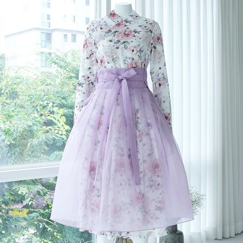 철릭원피스 (NO49) 생활한복 55~120사이즈 빅사이즈 반팔로 변경가능