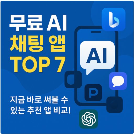AI 채팅 앱 추천 &ndash; 무료로 사용 가능한 TOP 7 앱 비교