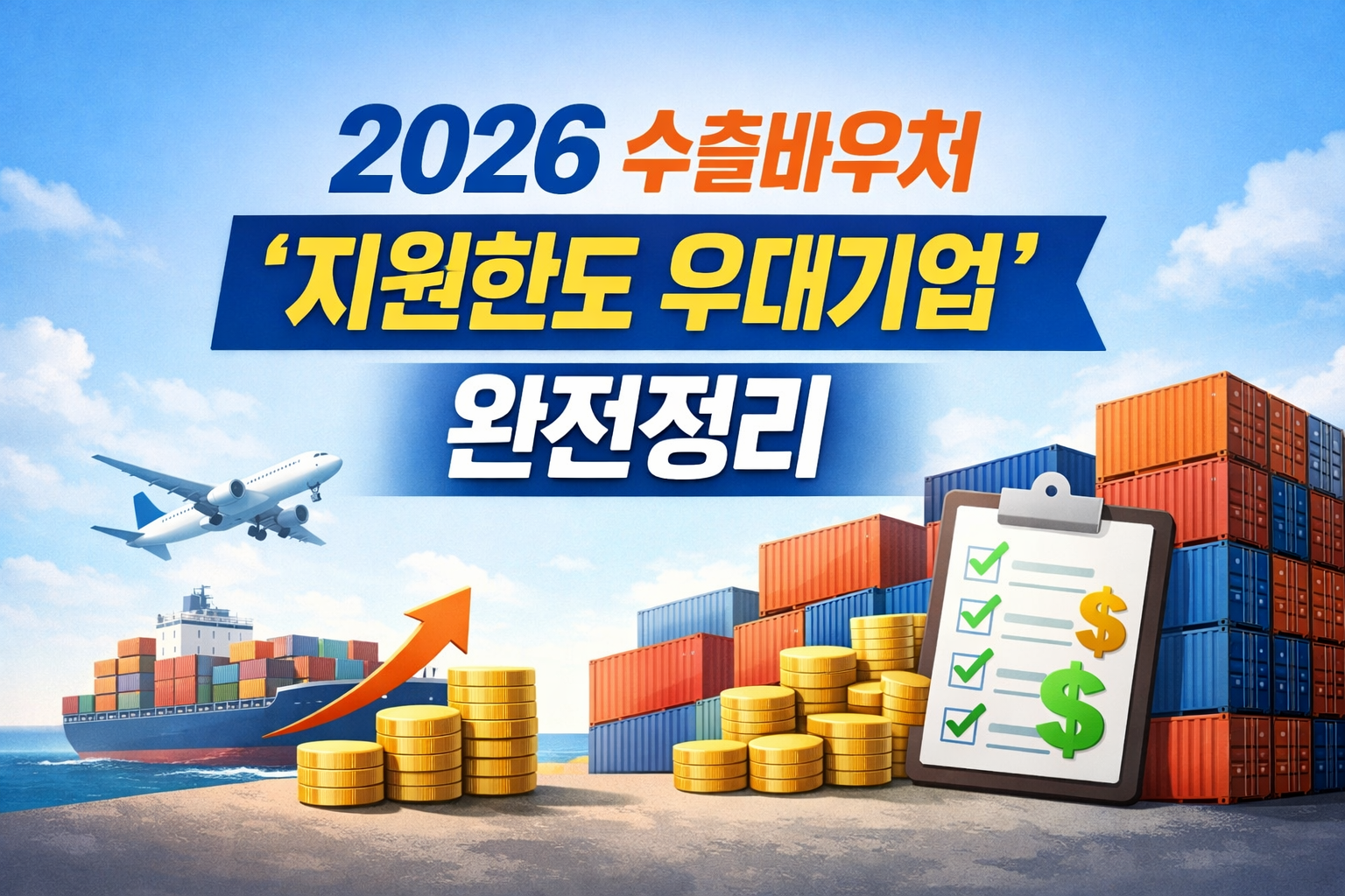 2026 수출바우처 &lsquo;지원한도 우대기업&rsquo; 완전정리