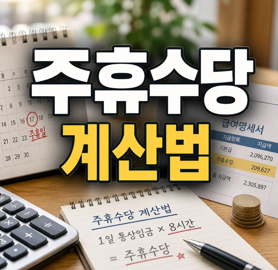 주휴수당 계산법 2026 최신 총정리