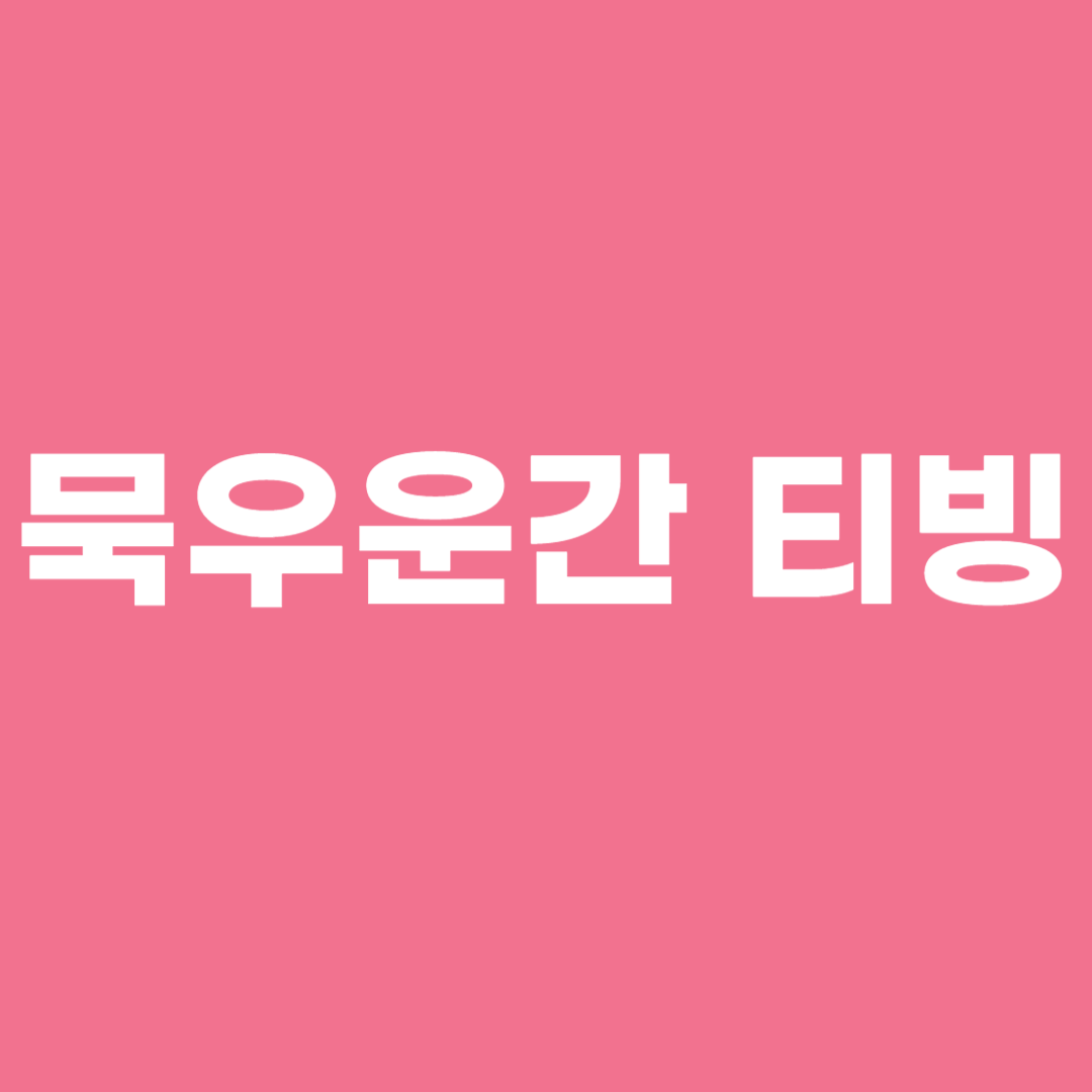 묵우운간 티빙