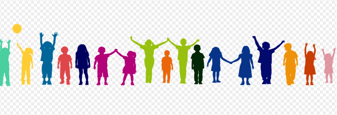 아이들이 평화롭게 있는 그림