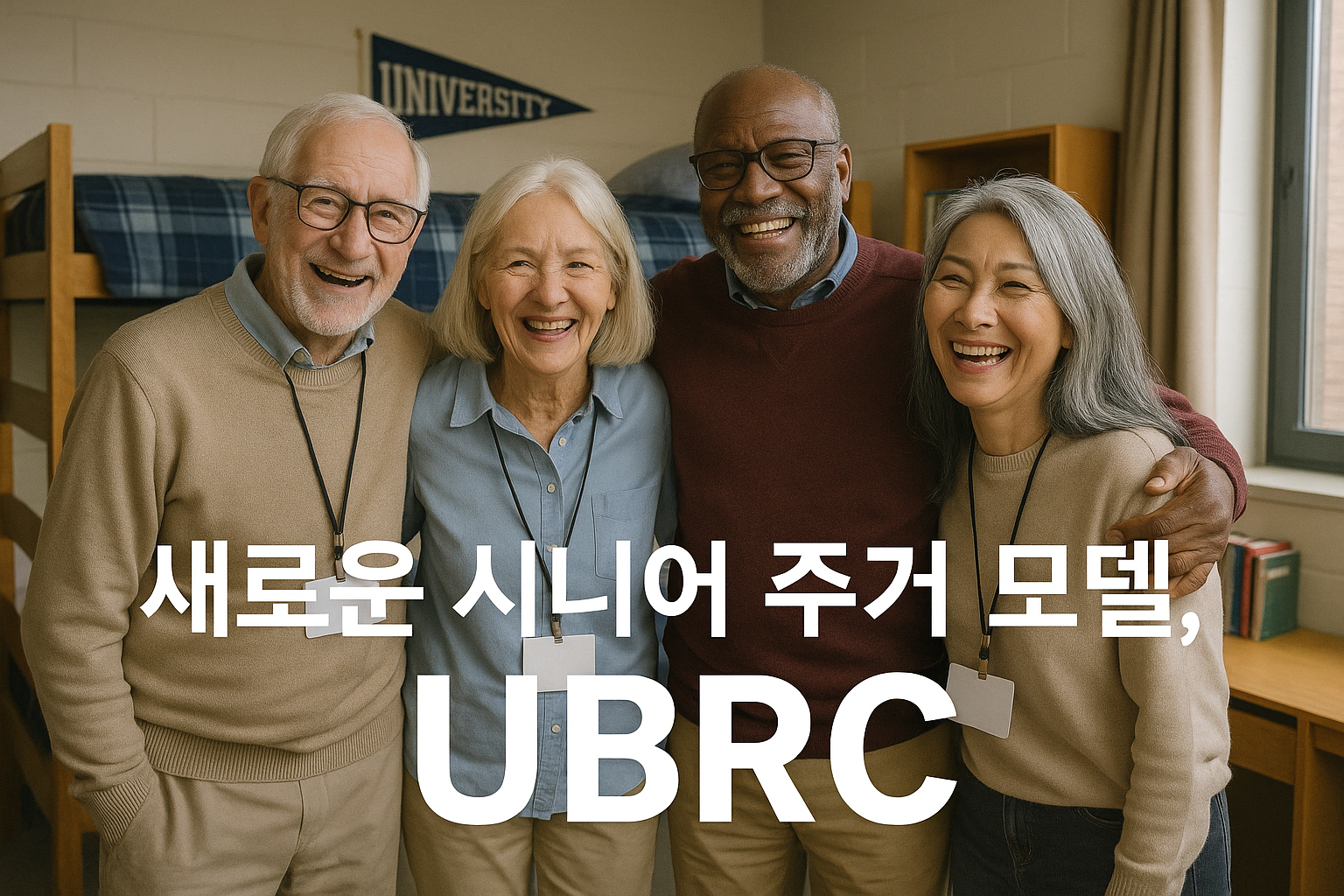새로운 시니어 주거 모델 UBRC애서 행복한 삶을 누리는 실버들의 모습